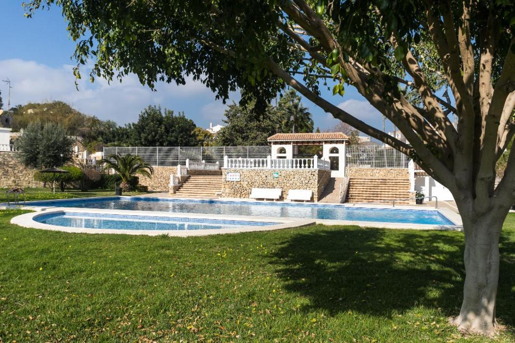 Bungalow Altea Junto Al Casco Antiguo, Piscina Y Barbacoa Bagian luar foto