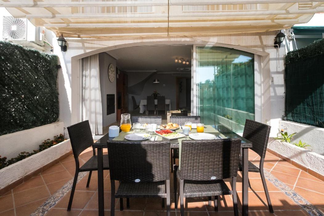 Bungalow Altea Junto Al Casco Antiguo, Piscina Y Barbacoa Bagian luar foto